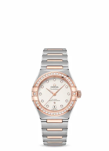 Omega Constellation Manhattan 29 Co-Axial Master Chronometer Stainless Steel / Sedna Gold / Silver Diamond / Diamond 131.25.29.20.52.001 (13125292052001)